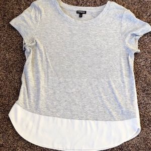 Women’s top with cream detail